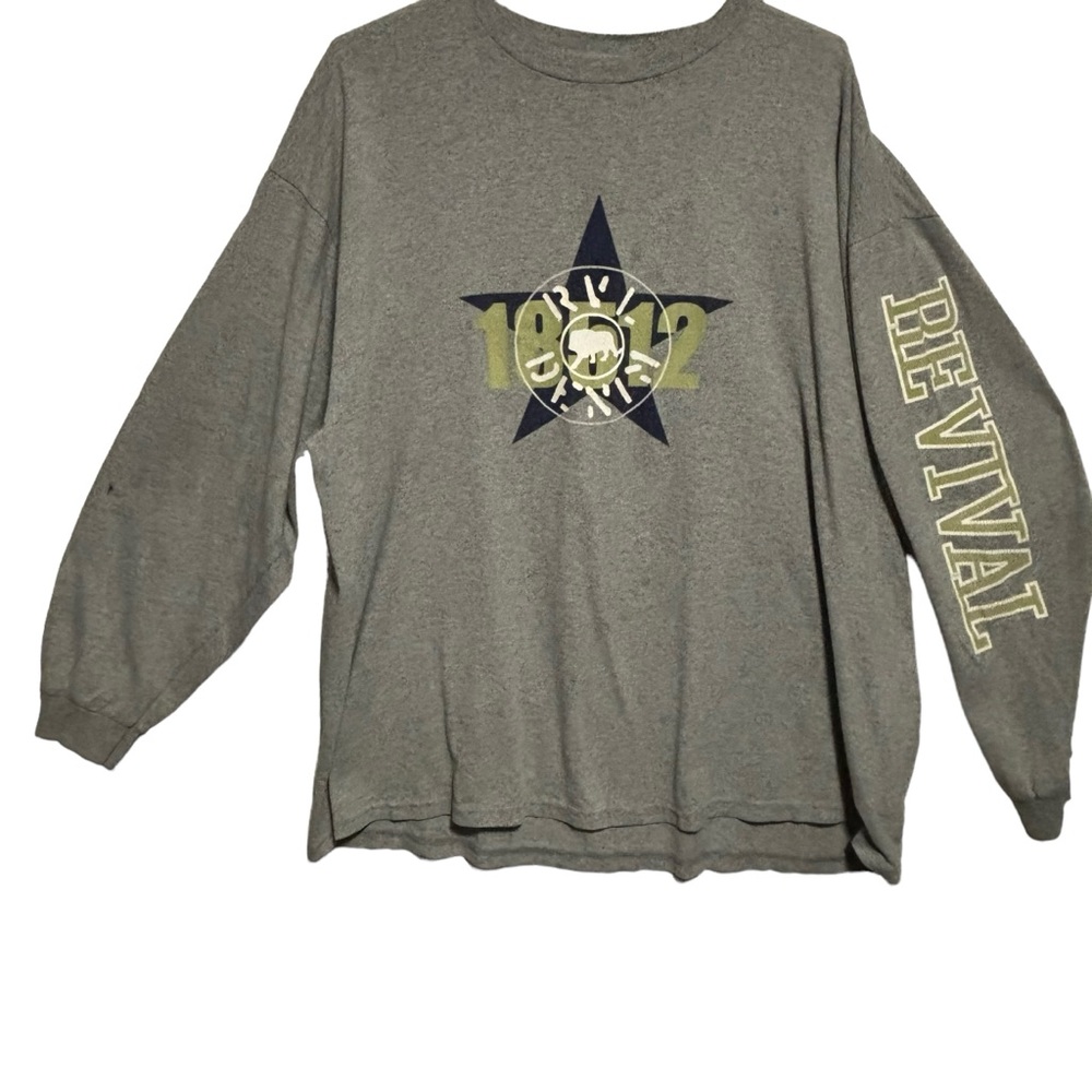 Revival Revival long sleeve everyday shirt thrashed XXL Gray long sleeve
